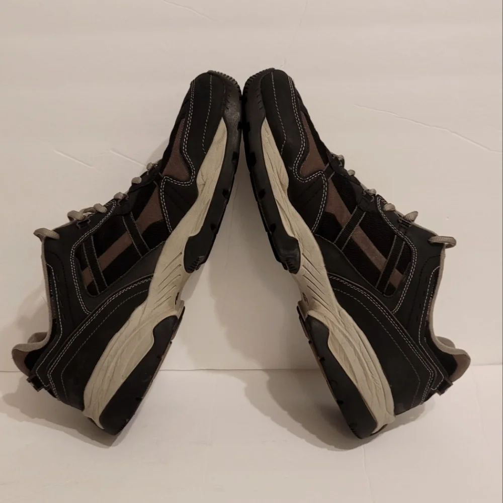 Skechers Men's 50675 Brick/Brown Leather Outdoors Sz 13 - Picture 4 of 8